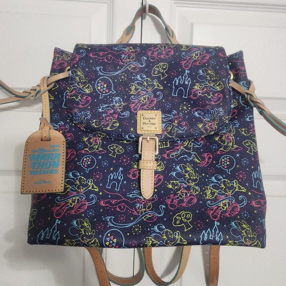 Dooney & Bourke Handbags - RARE Disney Dooney & Bourke 2016 WDW RunDisney Marathon Weekend Backpack